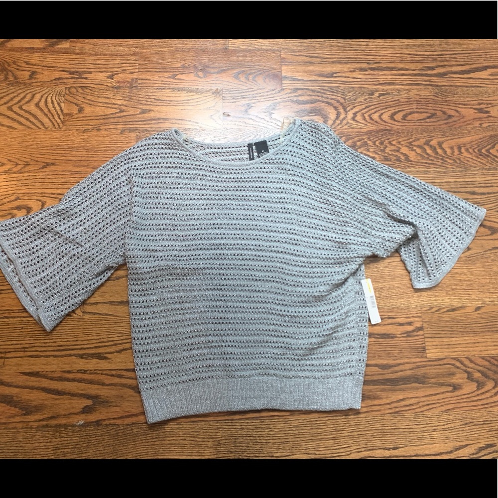 Sparkly Silver Sweater